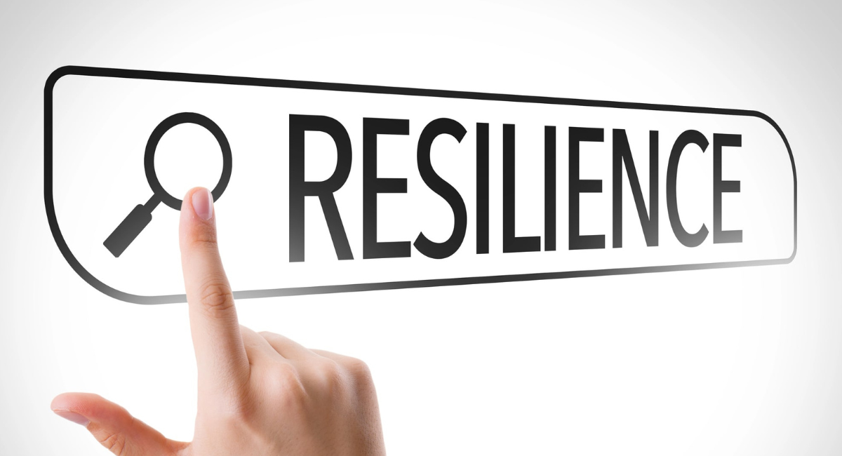 Bild zeigt eine Suche mit dem Text "Resilienz"